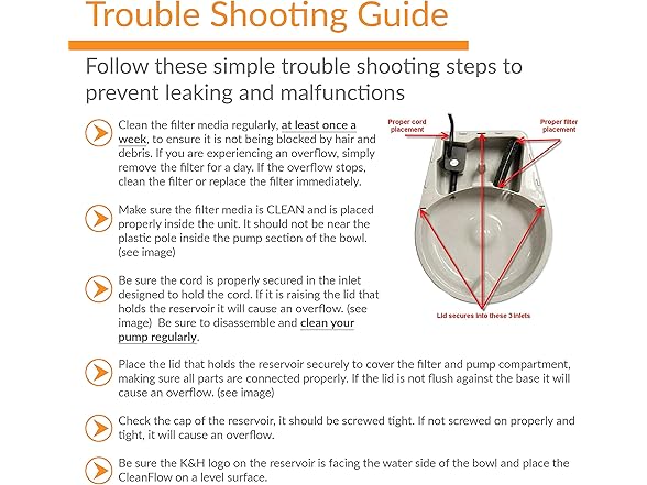 K&H CleanFlow Filtered 1.4Gal Water Bowl