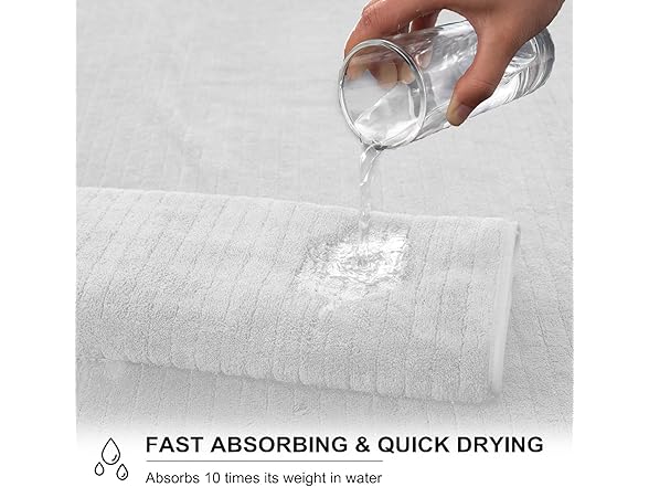 Mistyrose 8 Piece Oversized Bath Towels