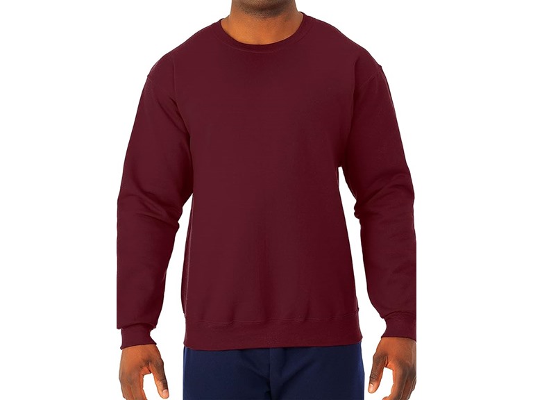 Jerzees -Men's NuBlend Fleece-Sweatshirts & Hoodies,-Sweatshirt-Maroon, Large