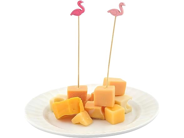 Fun Express 4 1/2" Bulk 100 Pc. Flamingo Cocktail Picks