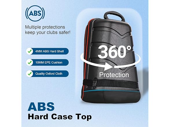 Aeroabyss Hard Case Golf Travel Bag
