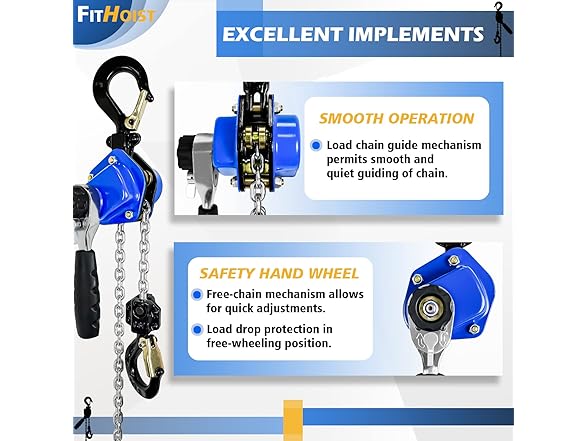 Mini Chain Hoist 1/2 Ton