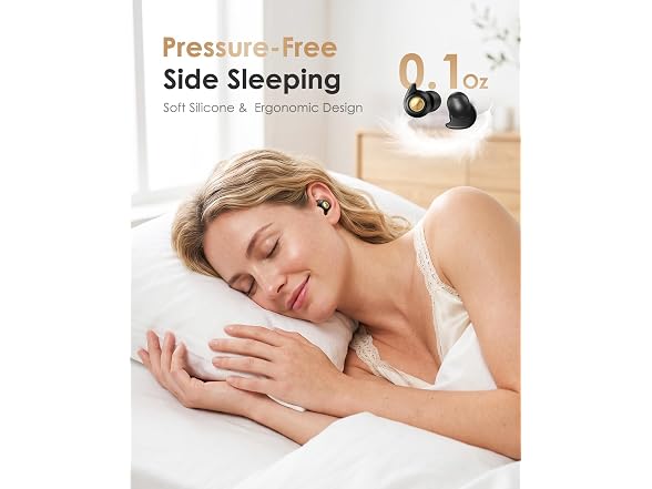 Quiet Ear Plugs with Keychain Case