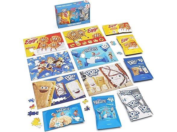 Spin Master Games, Snack Puzzles 6-Pack
