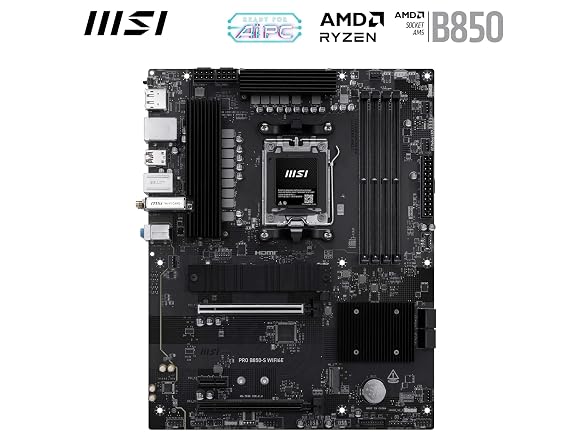 MSI PRO B850-S WIFI6E Motherboard, ATX