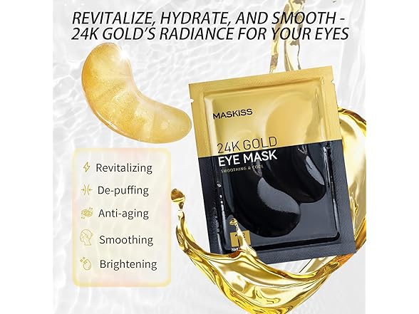Maskiss 24k Gold Under Eye Patches