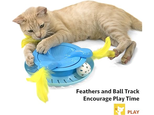 Kitty City Swat Track Cat Toy, 3 Toys in 1