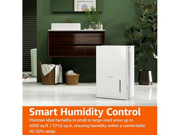 Amazon Basics 50-Pint Large Dehumidifier