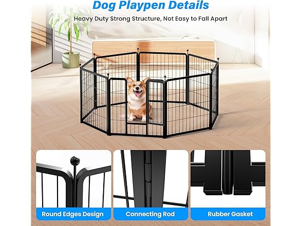Simple Deluxe Dog Playpen, Your Choice