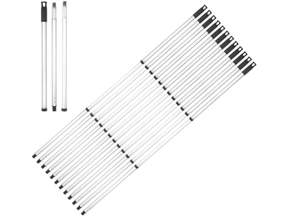 Superio 3 Part Heavy Duty Metal Handle Pole with