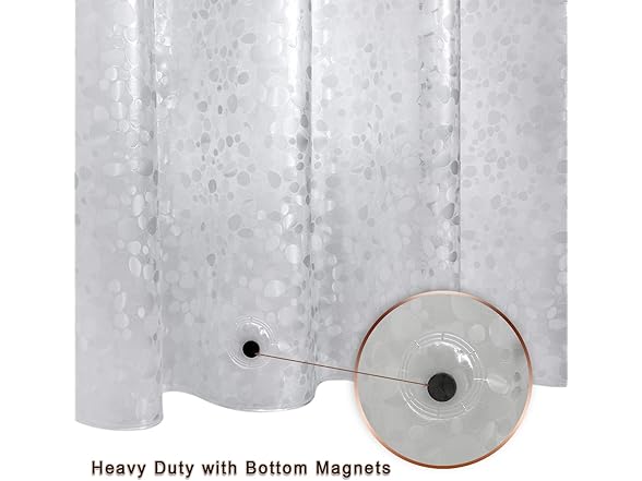 Bostofy Waterproof Shower Curtain Liner