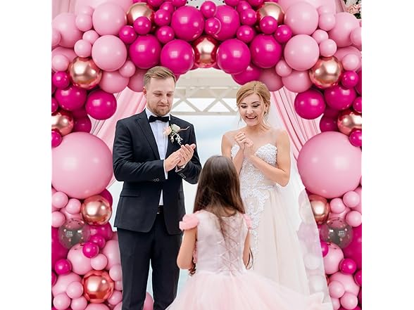 ZBYDNG Pink Balloon Garland Arch Kit