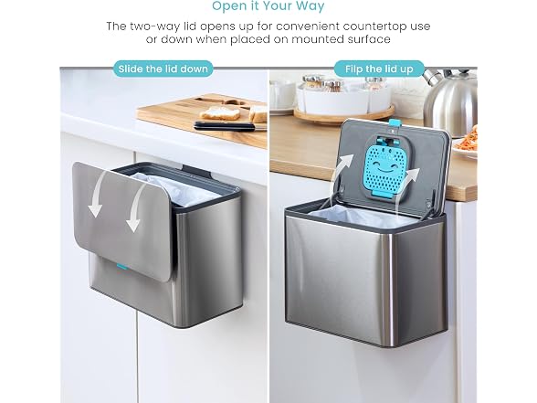 Home Zone Living Kitchen Compost Bin with Attac