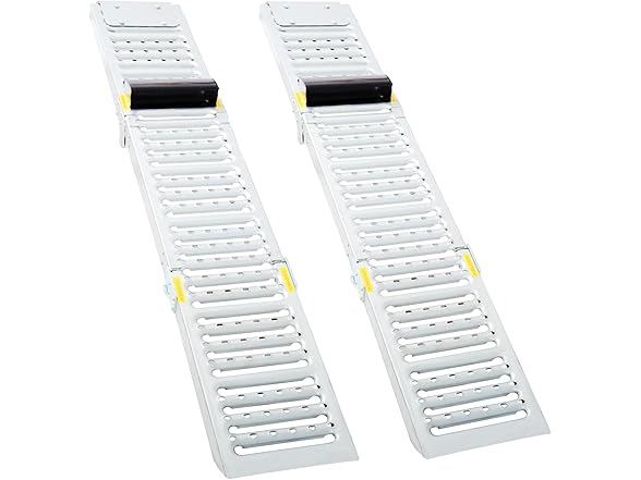 SPOFLYINN 2 Sets Car Service Ramps Lifts Vehicles 1000 Lbs Capacity Loading Ramps for ATVs UTVs Motorcycles Dirt Bikes 1000 pounds