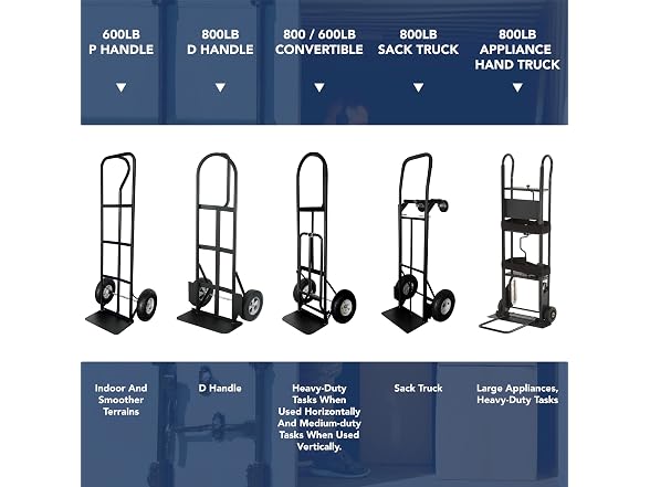 Olympia Tools 600 Lb Steel Hand Truck