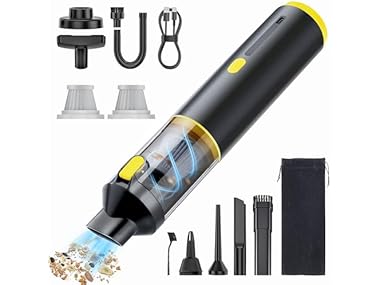 $19.99 CROS 4-in-1 Mini Cordless Vacuum Cleaner dealfomo