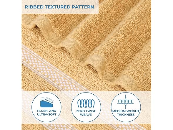 Superior Cotton 12-Piece Towel Set