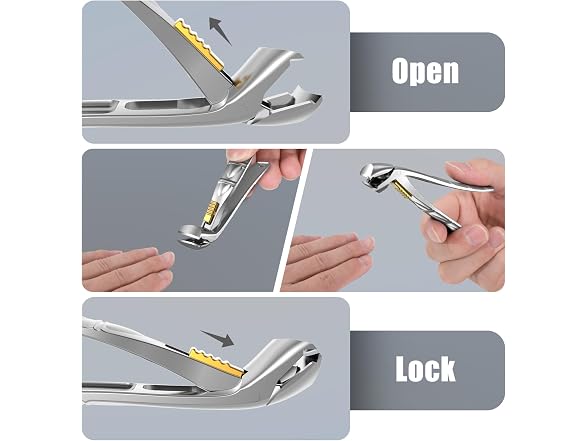 SHINLEA Nail Clippers for Seniors Thick Toenails