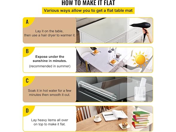 VEVOR Plastic Table Cover 40 x 80 Inch