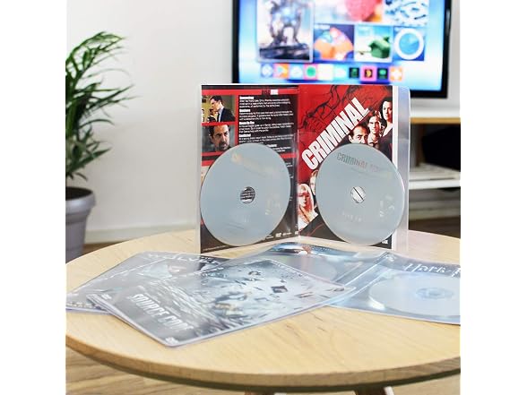 Djois 3L Fr 10280 50 x Double DVD Cases Clear