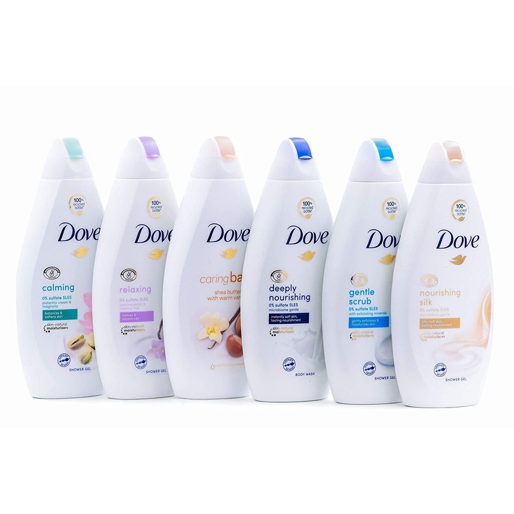 6-Pack Dove Body Wash Shower Gel - Gallery 2