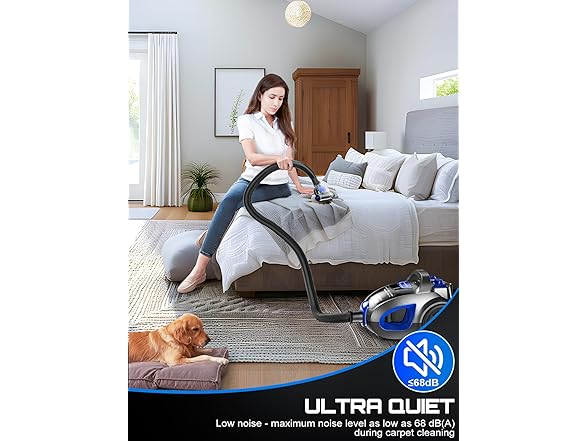 PKUYIE Canister Vacuum Cleaner
