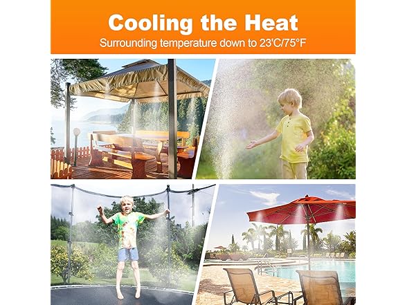 Zsjuqi Misters System, 100FT DIY Outdoor