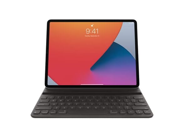 Apple Smart Keyboard Folio: iPad Keyboard case for iPad Pro 12.9‑inch (3rd, 4th, 5th, 6th Generation), Two Viewing Angles, Front and Back Protection, US English - Black (Open Box)