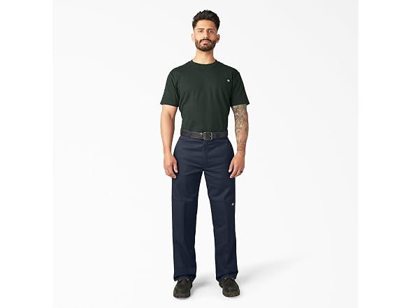 Dickies Men (28W x 30L) Double Knee Pant Dark Navy