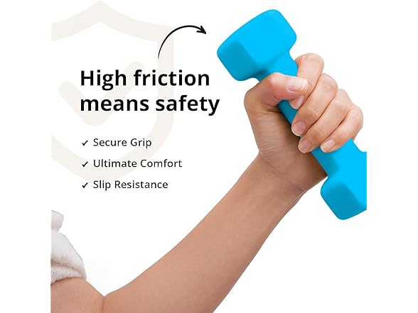 Portzon Weights Dumbbells 12 LB, Pair