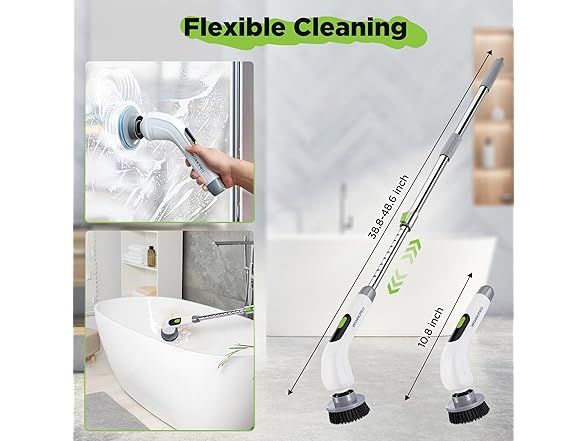 WORKPRO Electric Spin Scrubber