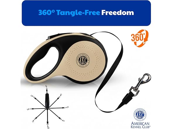 American Kennel Club Heavy Duty Retractable Dog Leash