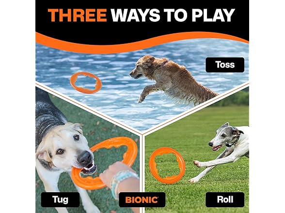BIONIC Toss-N-Tug Turbo Dog Toy