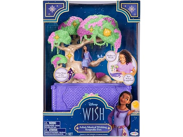 Disney's Asha's Wishing Tree Keepsake Musical Box