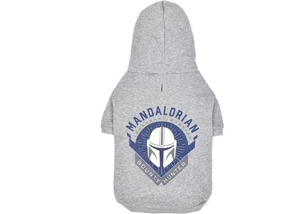 Star Wars for Pets The Mandalorian Dog Hoodie, M