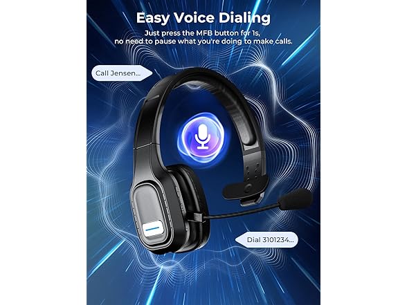 wyness Bluetooth Headset Black