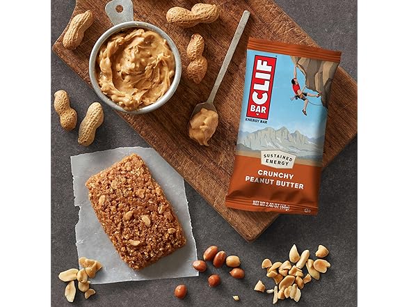 CLIF BAR - Energy Protein Bars - Crunchy Peanut Butter