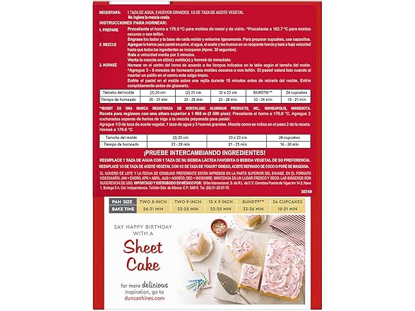 Duncan Hines Classic Cake Mix, Yellow, 15.25 oz