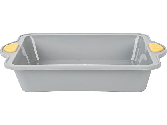 Restaurantware Square Gray Silicone Cake Pan