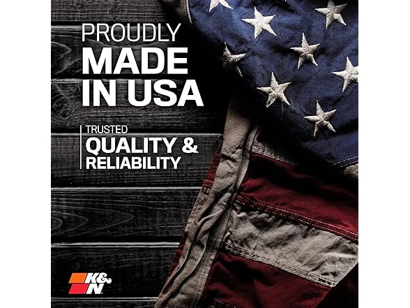 K&N K&N High-Flow Original Lifetime Engine Air Filter: In