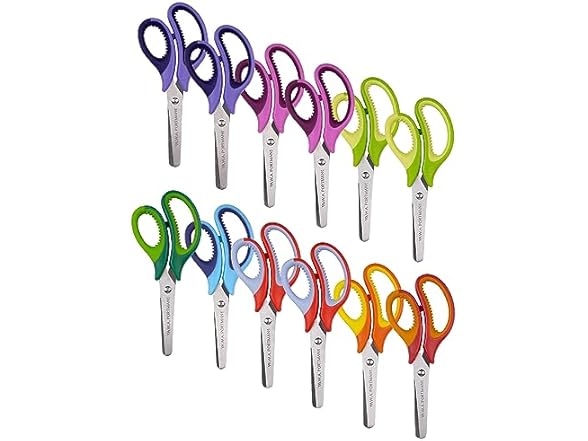 W.A. Portman Kids 12pk Blunt Scissors