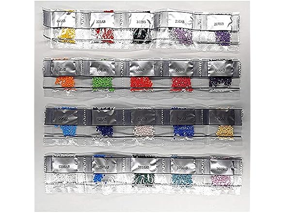 Diamond Painting Accessory Square AB 20 Drills Colors