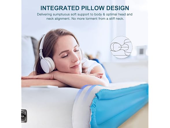 Valwix Twin Air Mattress with Built-in Pump
