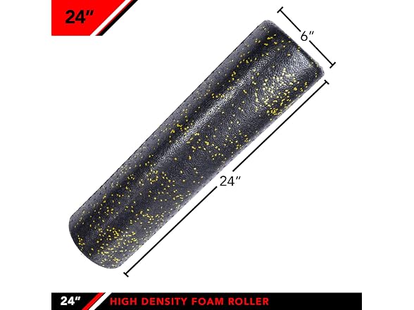 JFIT High Density Foam Roller, 18-Inch, Blue