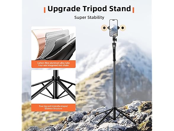 Euoto Face Tracking Selfie Stick Tripod