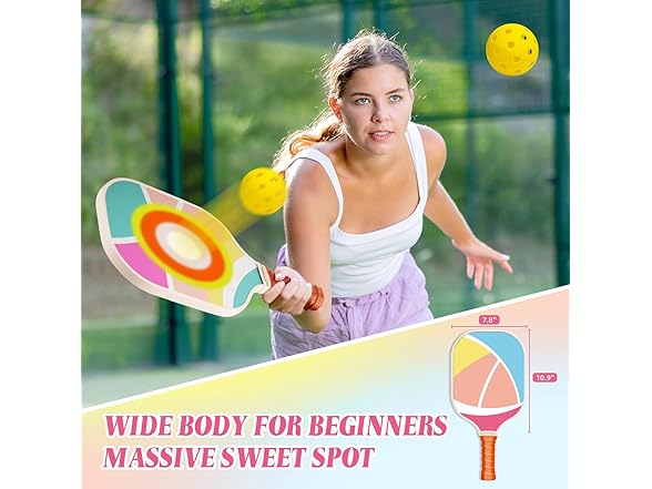 HITTIONA Pickleball Paddles Set of 2
