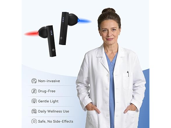 Red Light & Blue Light Therapy for Ears