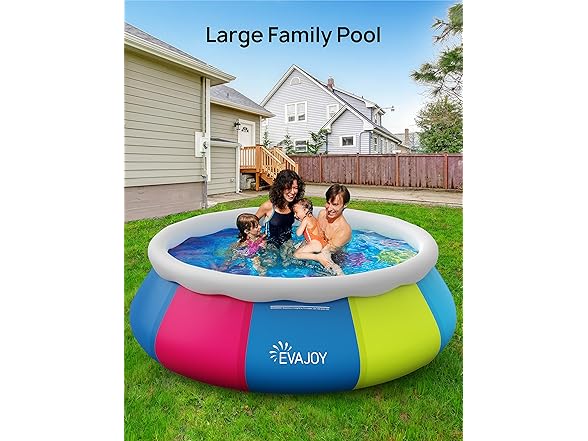 EVAJOY 10ft x 30in Above Ground Swimming Pool