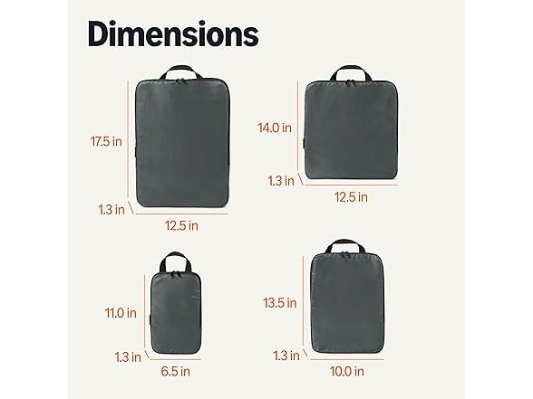 Amazon Essentials Compression Packing Cubes