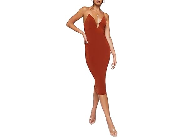 Forever 21 (S) Cami Midi Bodycon Dress